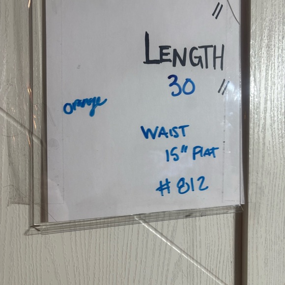 Boho Chic Orange & White Floral Print High Waisted Wide Leg Flowy Palazzo M - Picture 7 of 7